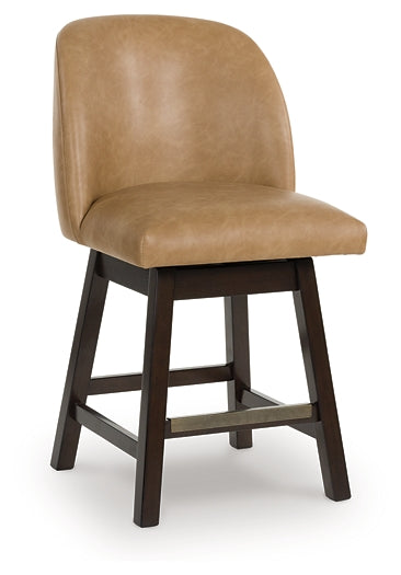 Neymorton UPH Swivel Barstool (2/CN) Signature Design by Ashley®