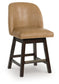 Neymorton UPH Swivel Barstool (2/CN) Signature Design by Ashley®