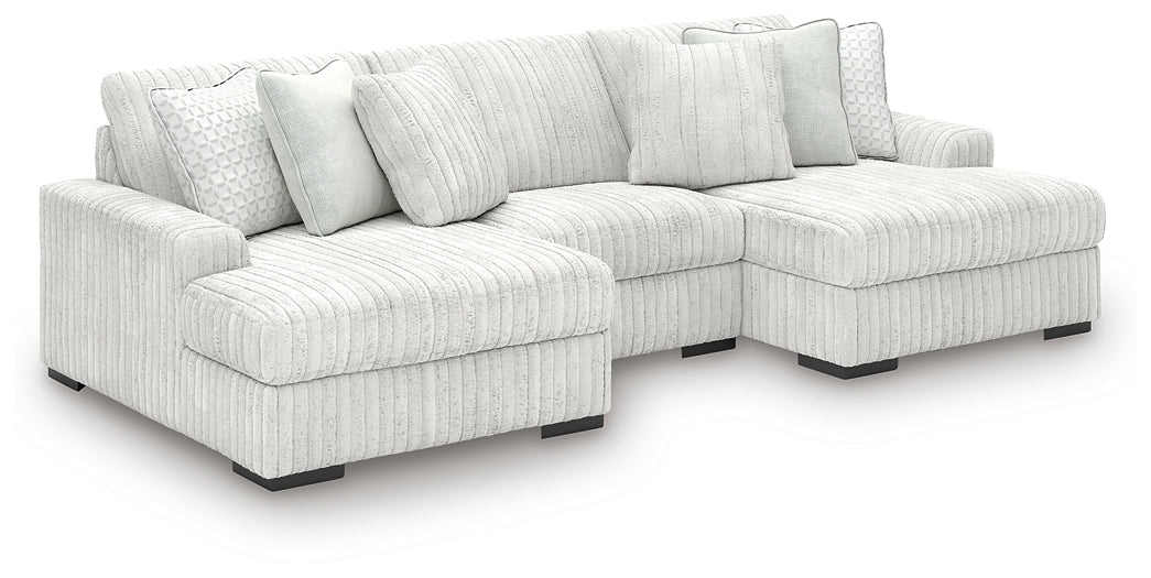 Stupendous 3-Piece Sectional with Double Chaise Signature Design by Ashley®