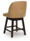 Neymorton UPH Swivel Barstool (2/CN) Signature Design by Ashley®