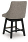 Neymorton UPH Swivel Barstool (2/CN) Signature Design by Ashley®