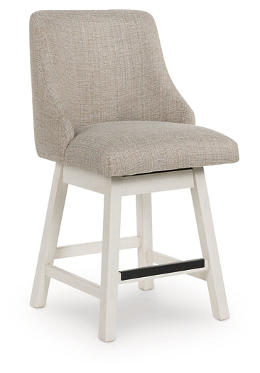 Robbinsdale UPH Swivel Barstool (2/CN) Signature Design by Ashley®
