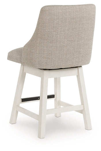 Robbinsdale UPH Swivel Barstool (2/CN) Signature Design by Ashley®