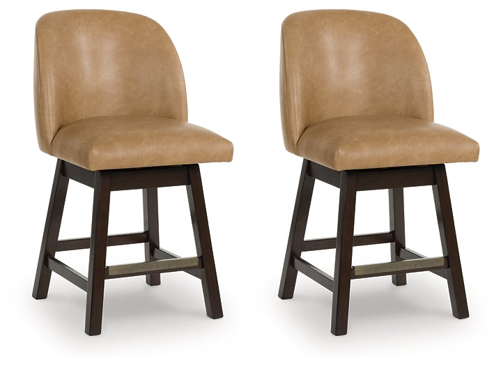 Neymorton UPH Swivel Barstool (2/CN) Signature Design by Ashley®