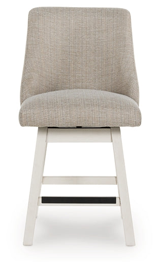 Robbinsdale UPH Swivel Barstool (2/CN) Signature Design by Ashley®