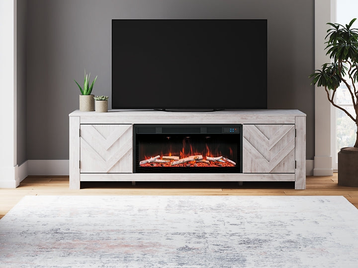 Cayboni 71" TV Stand with Electric Fireplace Signature Design by Ashley®