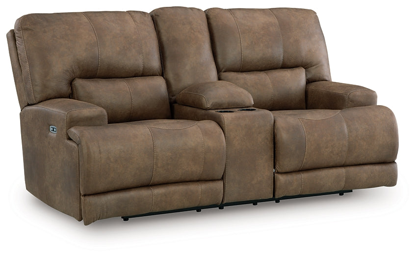 Beckley Place PWR REC Loveseat/CON/ADJ HDRST Signature Design by Ashley®