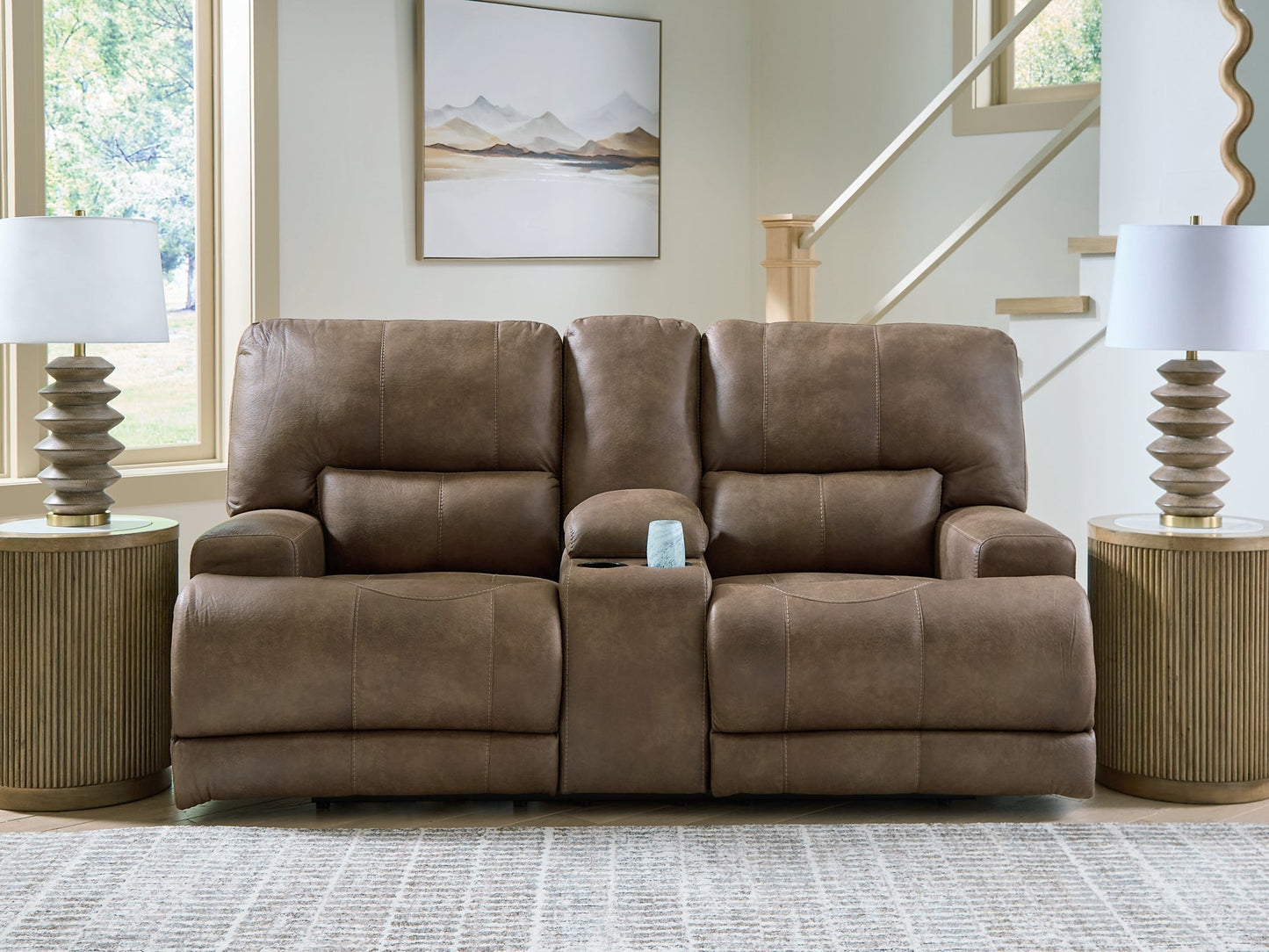 Beckley Place PWR REC Loveseat/CON/ADJ HDRST Signature Design by Ashley®