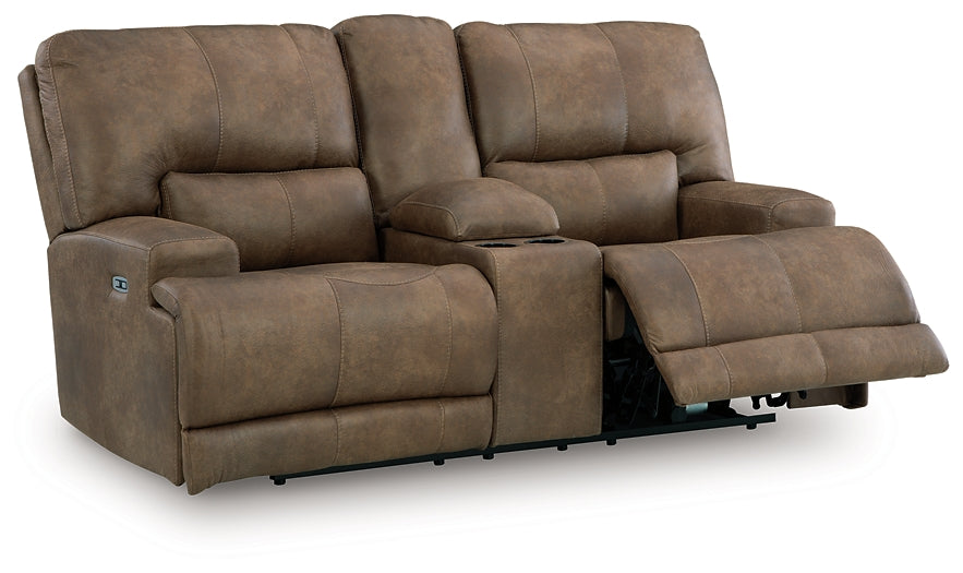 Beckley Place PWR REC Loveseat/CON/ADJ HDRST Signature Design by Ashley®