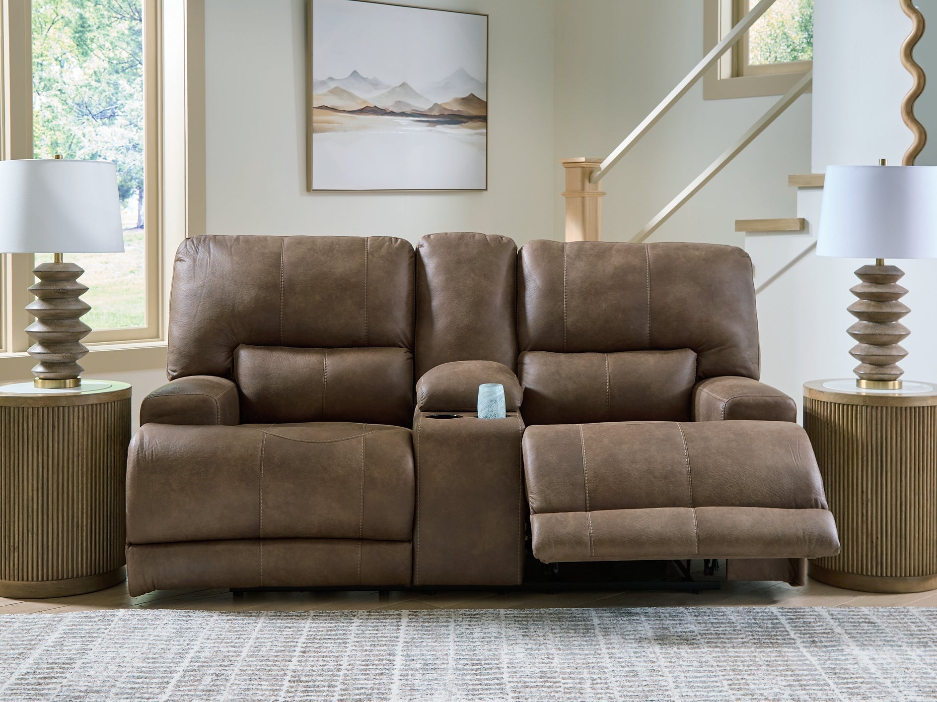 Beckley Place PWR REC Loveseat/CON/ADJ HDRST Signature Design by Ashley®