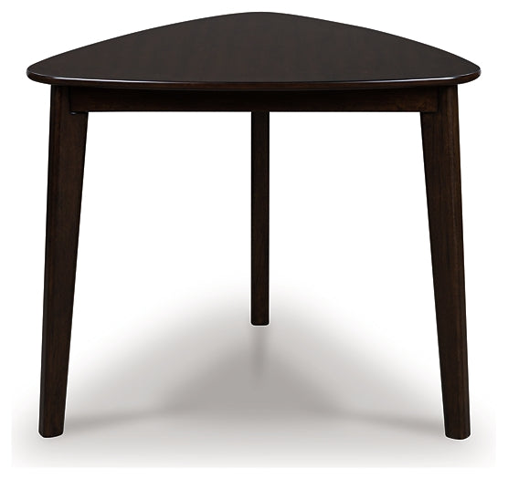 Mallenette Triangle Dining Room Table Signature Design by Ashley®