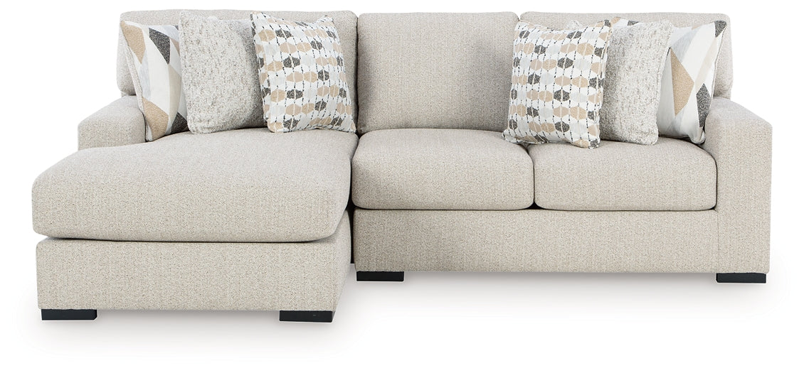 Laurelgrove 2-Piece Sectional Sofa Chaise Benchcraft®