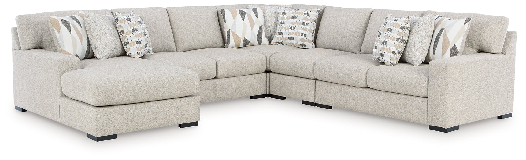 Laurelgrove 5-Piece Sectional with Chaise Benchcraft®