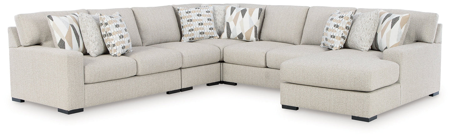 Laurelgrove 5-Piece Sectional with Chaise Benchcraft®