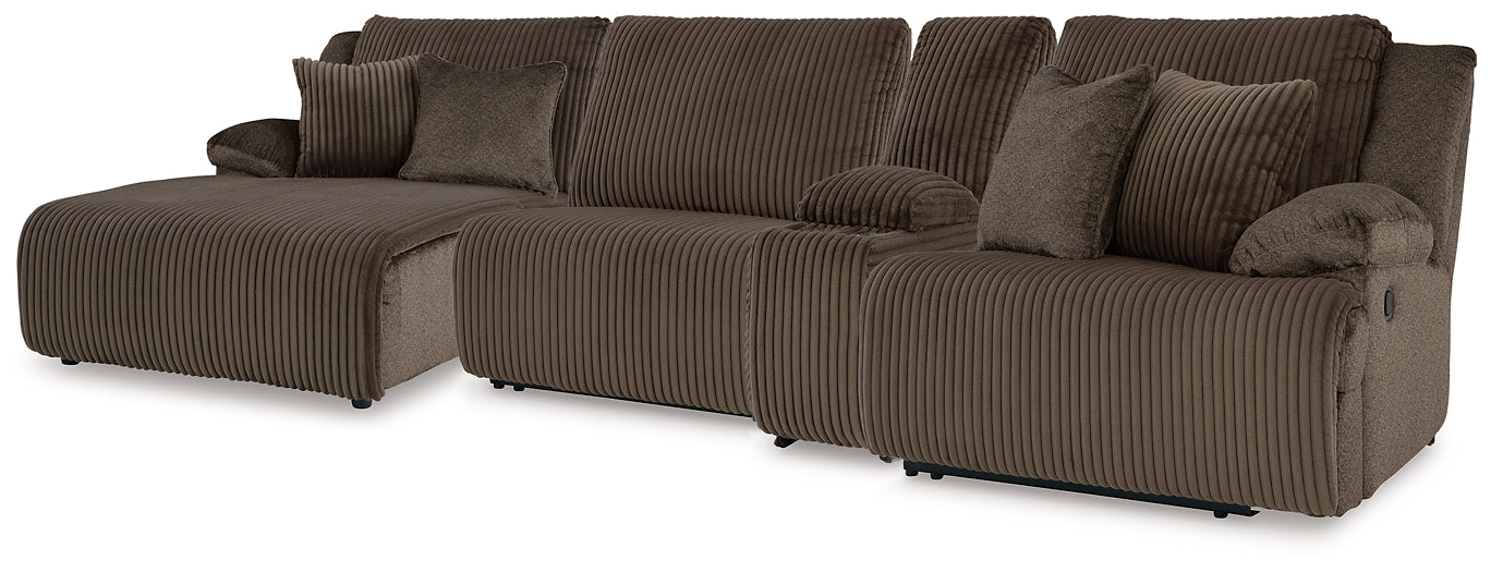 Top Tier 4-Piece Reclining Sectional with Chaise Signature Design by Ashley®