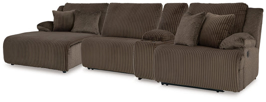 Top Tier 4-Piece Reclining Sectional with Chaise Signature Design by Ashley®