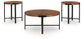 Crosstrail Occasional Table Set (3/CN) Signature Design by Ashley®