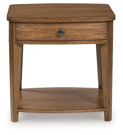 Burkbyer Rectangular End Table Signature Design by Ashley®