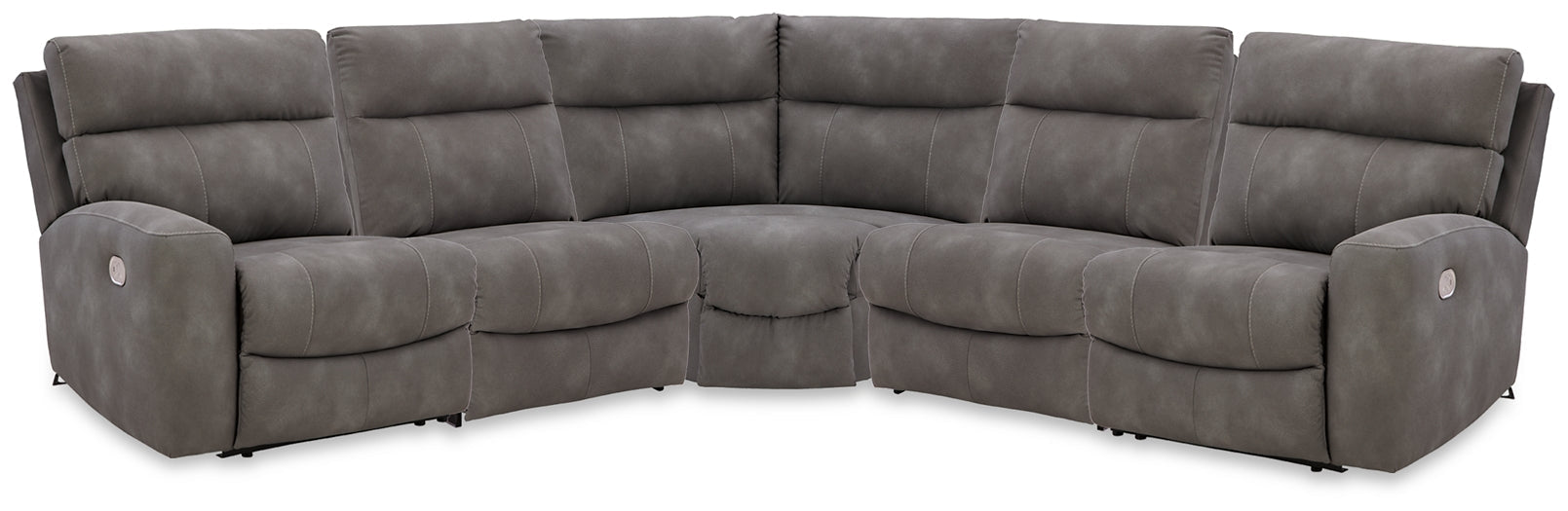 Next-Gen DuraPella 5-Piece Power Reclining Sectional Signature Design by Ashley®