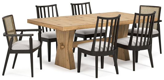Galliden Dining Table and 6 Chairs Signature Design by Ashley®
