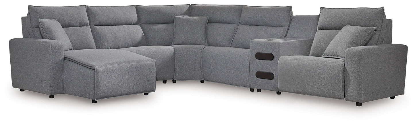 ModMax II 6-Piece Reclining Sectional with Chaise and Audio Console Signature Design by Ashley®