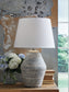 Lawrock Terracotta Table Lamp (1/CN) Signature Design by Ashley®