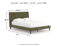 Chirason Queen UPH Bed w/Roll Slats Signature Design by Ashley®