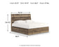 Chirason King Panel Bed with Storage Signature Design by Ashley®