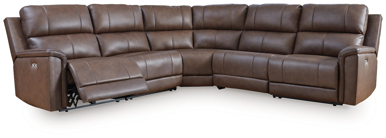 Bleckley 5-Piece Power Reclining Sectional Signature Design by Ashley®