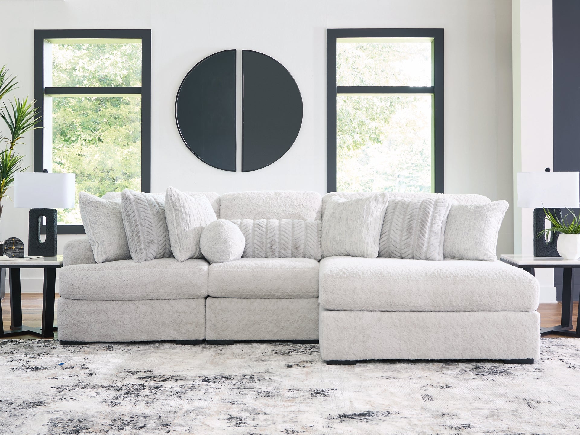 Cuddle Plush 3-Piece Sectional with Chaise Signature Design by Ashley®