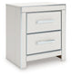 Zuraleus Two Drawer Night Stand Signature Design by Ashley®