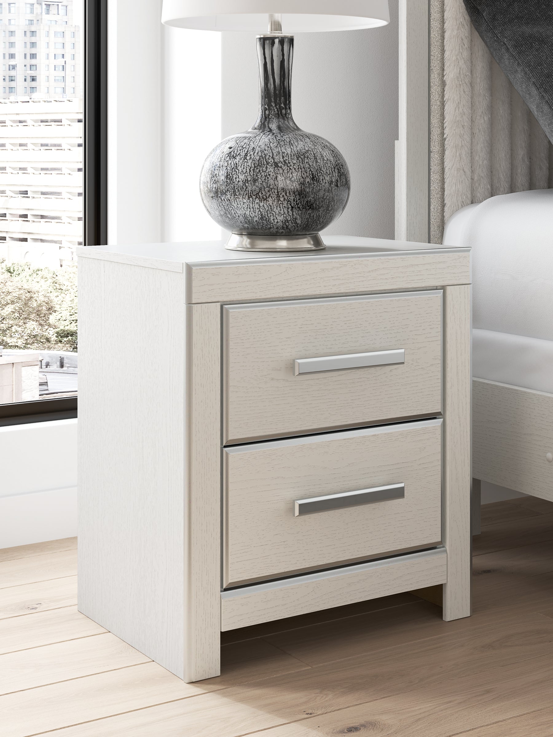 Zuraleus Two Drawer Night Stand Signature Design by Ashley®