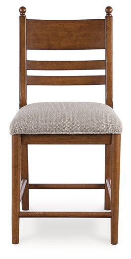 Greddinton Upholstered Barstool (2/CN) Signature Design by Ashley®