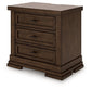 Taffenbrook Three Drawer Night Stand Signature Design by Ashley®