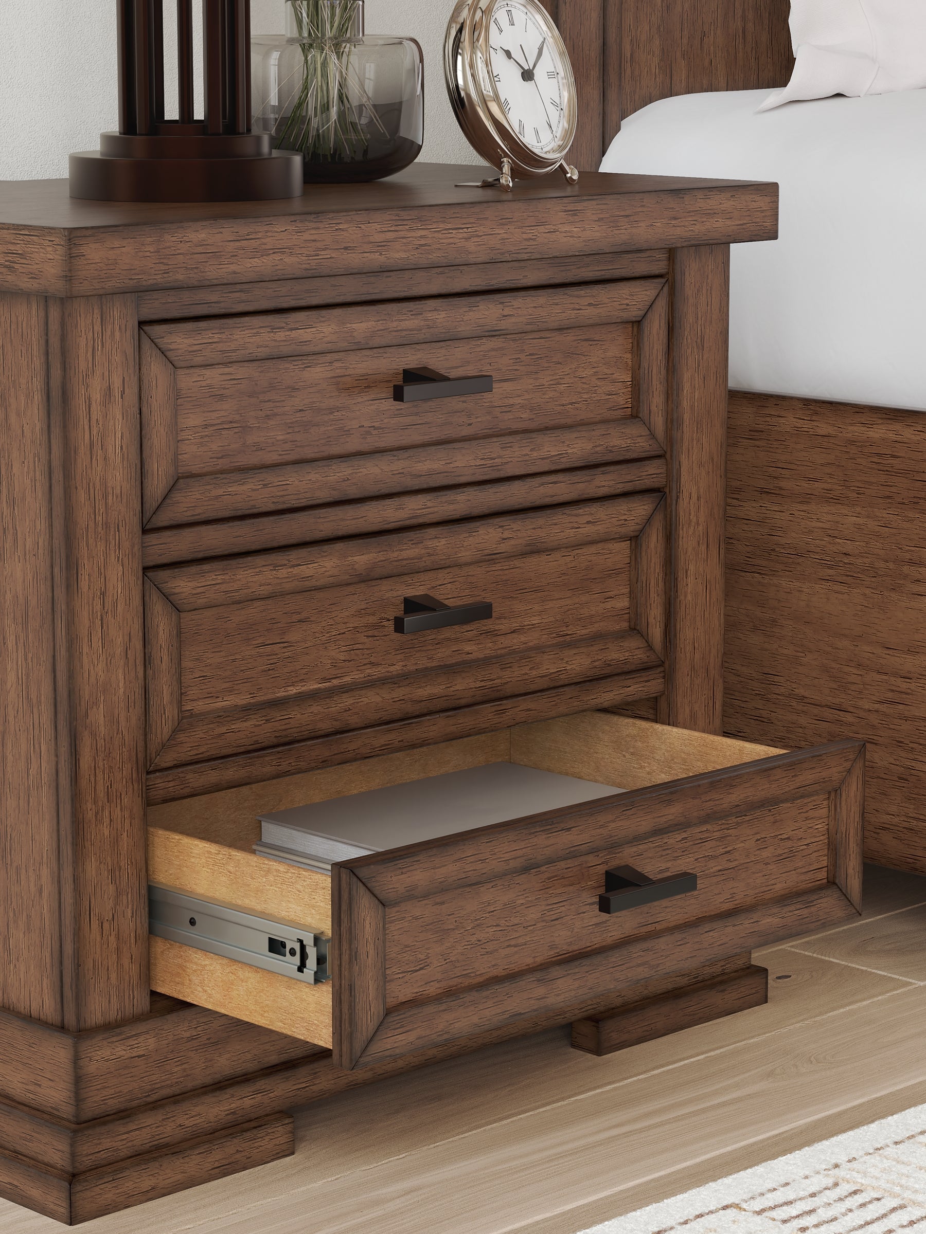 Taffenbrook Three Drawer Night Stand Signature Design by Ashley®