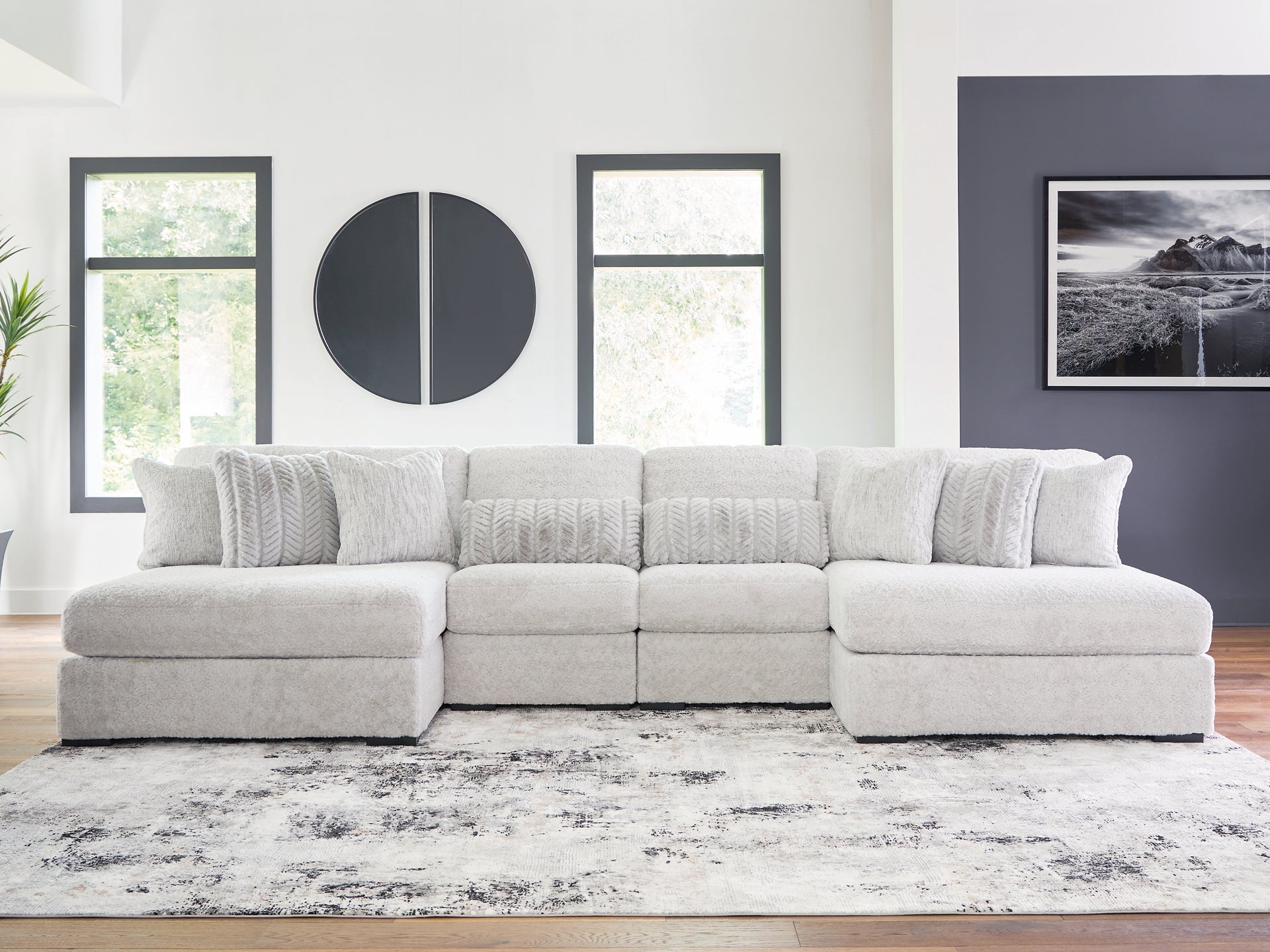Cuddle Plush 4-Piece Sectional with Chaise Signature Design by Ashley®
