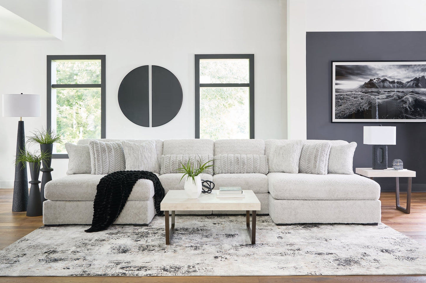 Cuddle Plush 4-Piece Sectional with Chaise Signature Design by Ashley®