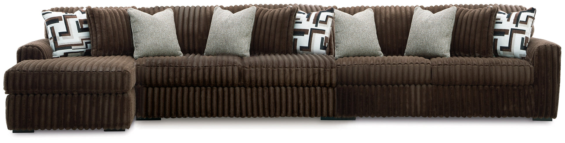 Midnight-Madness 3-Piece Sectional with Chaise Signature Design by Ashley®