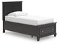 Lanolee Twin Panel Storage Bed Signature Design by Ashley®