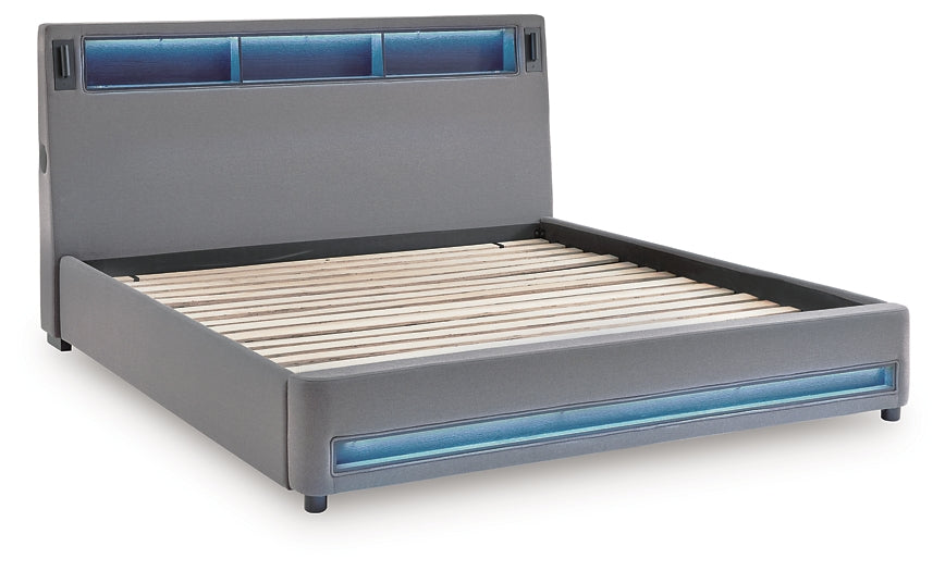 Verishaw King Upholstered Bed Signature Design by Ashley®