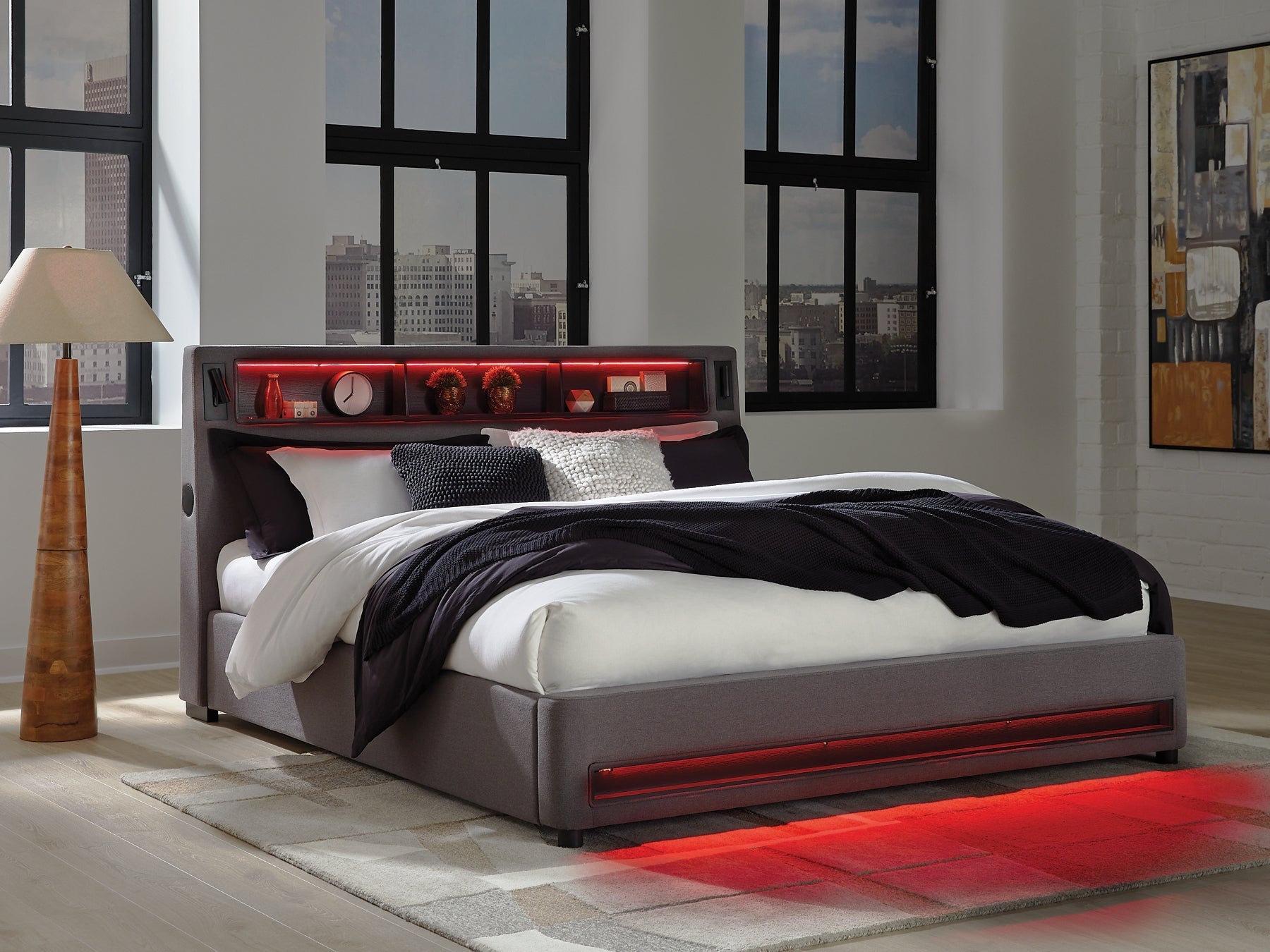 Verishaw King Upholstered Bed Signature Design by Ashley®