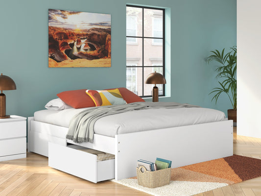Onita King Platform Bed with 2 Side Storage Signature Design by Ashley®