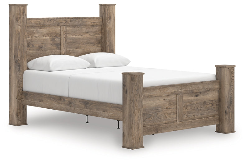 Rusticott Queen Poster Bed Signature Design by Ashley®