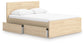 Onita Queen Panel Platform Bed with 1 Side Storage Signature Design by Ashley®