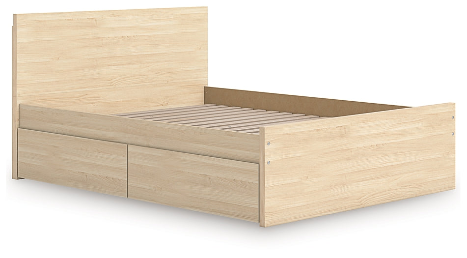 Onita Queen Panel Platform Bed with 1 Side Storage Signature Design by Ashley®