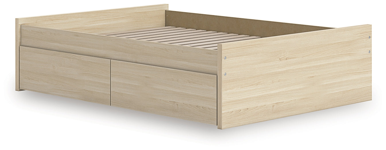 Onita Full Platform Bed with 2 Side Storage Signature Design by Ashley®