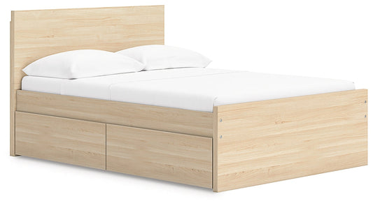 Onita Full Panel Platform Bed with 1 Side Storage Signature Design by Ashley®