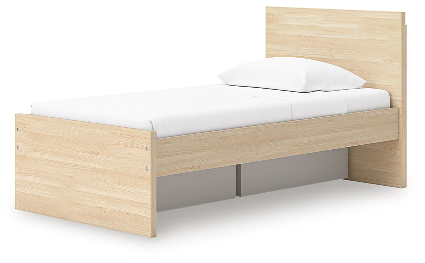 Onita Twin Panel Platform Bed with 1 Side Storage Signature Design by Ashley®