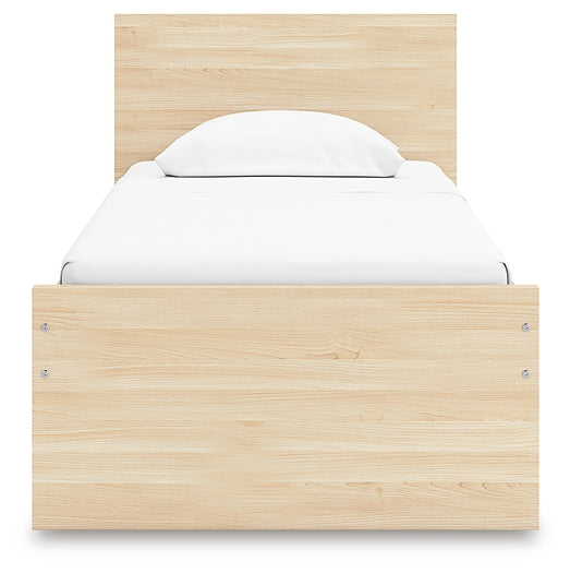 Onita Twin Panel Platform Bed with 1 Side Storage Signature Design by Ashley®