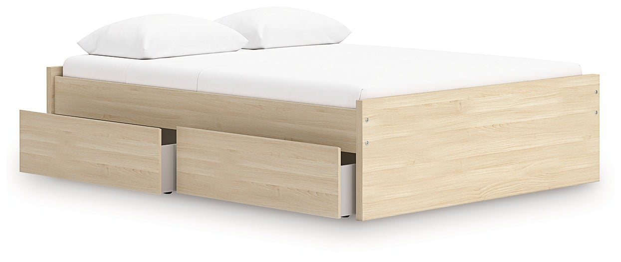 Onita Queen Platform Bed with 2 Side Storage Signature Design by Ashley®